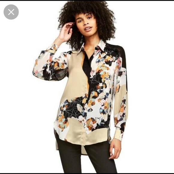 3.1 Phillip Lim for Target sheer floral button down - Picture 9 of 9